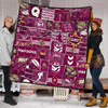 Cane Toads Premium Quilt - Team Of Us Die Hard Fan Supporters Comic Style