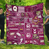 Cane Toads Premium Quilt - Team Of Us Die Hard Fan Supporters Comic Style
