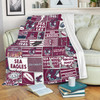 Manly Warringah Sea Eagles Premium Blanket - Team Of Us Die Hard Fan Supporters Comic Style