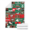 South Sydney Rabbitohs Premium Blanket - Team Of Us Die Hard Fan Supporters Comic Style