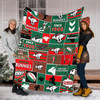 South Sydney Rabbitohs Premium Blanket - Team Of Us Die Hard Fan Supporters Comic Style