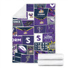 Melbourne Storm Premium Blanket - Team Of Us Die Hard Fan Supporters Comic Style