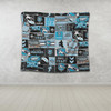 Cronulla-Sutherland Sharks Tapestry - Team Of Us Die Hard Fan Supporters Comic Style