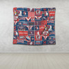 Sydney Roosters Tapestry - Team Of Us Die Hard Fan Supporters Comic Style