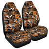 Wests Tigers Car Seat Covers - Team Of Us Die Hard Fan Supporters Comic Style