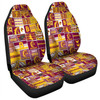 Brisbane Broncos Car Seat Covers - Team Of Us Die Hard Fan Supporters Comic Style