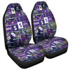 Melbourne Storm Car Seat Covers - Team Of Us Die Hard Fan Supporters Comic Style