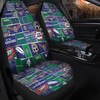 New Zealand Warriors Car Seat Covers - Team Of Us Die Hard Fan Supporters Comic Style