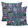 New Zealand Warriors Pillow Cover - Team Of Us Die Hard Fan Supporters Comic Style