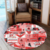 St. George Illawarra Dragons Round Rug - Team Of Us Die Hard Fan Supporters Comic Style