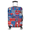 Newcastle Knights Luggage Cover - Team Of Us Die Hard Fan Supporters Comic Style