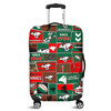 South Sydney Rabbitohs Luggage Cover - Team Of Us Die Hard Fan Supporters Comic Style