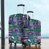 New Zealand Warriors Luggage Cover - Team Of Us Die Hard Fan Supporters Comic Style