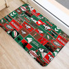 South Sydney Rabbitohs Door Mat - Team Of Us Die Hard Fan Supporters Comic Style
