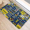 North Queensland Cowboys Door Mat - Team Of Us Die Hard Fan Supporters Comic Style