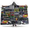 Penrith Panthers Hooded Blanket - Team Of Us Die Hard Fan Supporters Comic Style