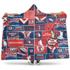 Sydney Roosters Hooded Blanket - Team Of Us Die Hard Fan Supporters Comic Style