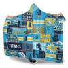 Gold Coast Titans Hooded Blanket - Team Of Us Die Hard Fan Supporters Comic Style