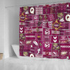Cane Toads Shower Curtain - Team Of Us Die Hard Fan Supporters Comic Style Cane Toads Shower Curtain - Team Of Us Die Hard Fan Supporters Comic Style