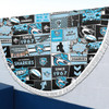 Cronulla-Sutherland Sharks Beach Blanket - Team Of Us Die Hard Fan Supporters Comic Style