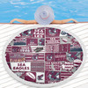 Manly Warringah Sea Eagles Beach Blanket - Team Of Us Die Hard Fan Supporters Comic Style