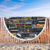 Penrith Panthers Beach Blanket - Team Of Us Die Hard Fan Supporters Comic Style