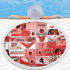 St. George Illawarra Dragons Beach Blanket - Team Of Us Die Hard Fan Supporters Comic Style