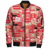 Redcliffe Dolphins Bomber Jacket - Team Of Us Die Hard Fan Supporters Comic Style