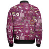 Queensland Sport Bomber Jacket - Team Of Us Die Hard Fan Supporters Comic Style