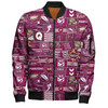 Queensland Sport Bomber Jacket - Team Of Us Die Hard Fan Supporters Comic Style