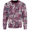 Manly Warringah Sea Eagles Sweatshirt - Team Of Us Die Hard Fan Supporters Comic Style