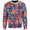 Sydney Roosters Sweatshirt - Team Of Us Die Hard Fan Supporters Comic Style