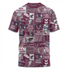Manly Warringah Sea Eagles T-Shirt - Team Of Us Die Hard Fan Supporters Comic Style