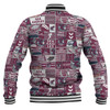 Manly Warringah Sea Eagles Baseball Jacket - Team Of Us Die Hard Fan Supporters Comic Style