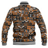 Wests Tigers Baseball Jacket - Team Of Us Die Hard Fan Supporters Comic Style