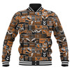 Wests Tigers Baseball Jacket - Team Of Us Die Hard Fan Supporters Comic Style