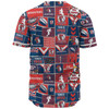 Sydney Roosters Baseball Shirt - Team Of Us Die Hard Fan Supporters Comic Style