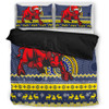 North Queensland Cowboys Bedding Set - Australia Ugly Xmas With Aboriginal Patterns For Die Hard Fans