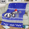 Canterbury-Bankstown Bulldogs Premium Blanket - Australia Ugly Xmas With Aboriginal Patterns For Die Hard Fans