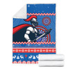 Newcastle Knights Premium Blanket - Australia Ugly Xmas With Aboriginal Patterns For Die Hard Fans