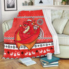 St. George Illawarra Dragons Premium Blanket - Australia Ugly Xmas With Aboriginal Patterns For Die Hard Fans