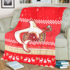 Redcliffe Dolphins Premium Blanket - Australia Ugly Xmas With Aboriginal Patterns For Die Hard Fans