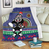 New Zealand Warriors Premium Blanket - Australia Ugly Xmas With Aboriginal Patterns For Die Hard Fans