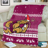 Queensland Premium Blanket - Australia Ugly Xmas With Aboriginal Patterns For Die Hard Fans