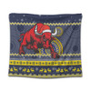 North Queensland Cowboys Tapestry - Australia Ugly Xmas With Aboriginal Patterns For Die Hard Fans