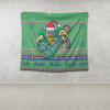 Canberra Raiders Tapestry - Australia Ugly Xmas With Aboriginal Patterns For Die Hard Fans