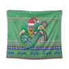 Canberra Raiders Tapestry - Australia Ugly Xmas With Aboriginal Patterns For Die Hard Fans