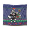 New Zealand Warriors Tapestry - Australia Ugly Xmas With Aboriginal Patterns For Die Hard Fans