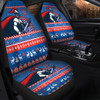 Newcastle Knights Car Seat Covers - Australia Ugly Xmas With Aboriginal Patterns For Die Hard Fans
