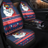 Sydney Roosters Car Seat Covers - Australia Ugly Xmas With Aboriginal Patterns For Die Hard Fans